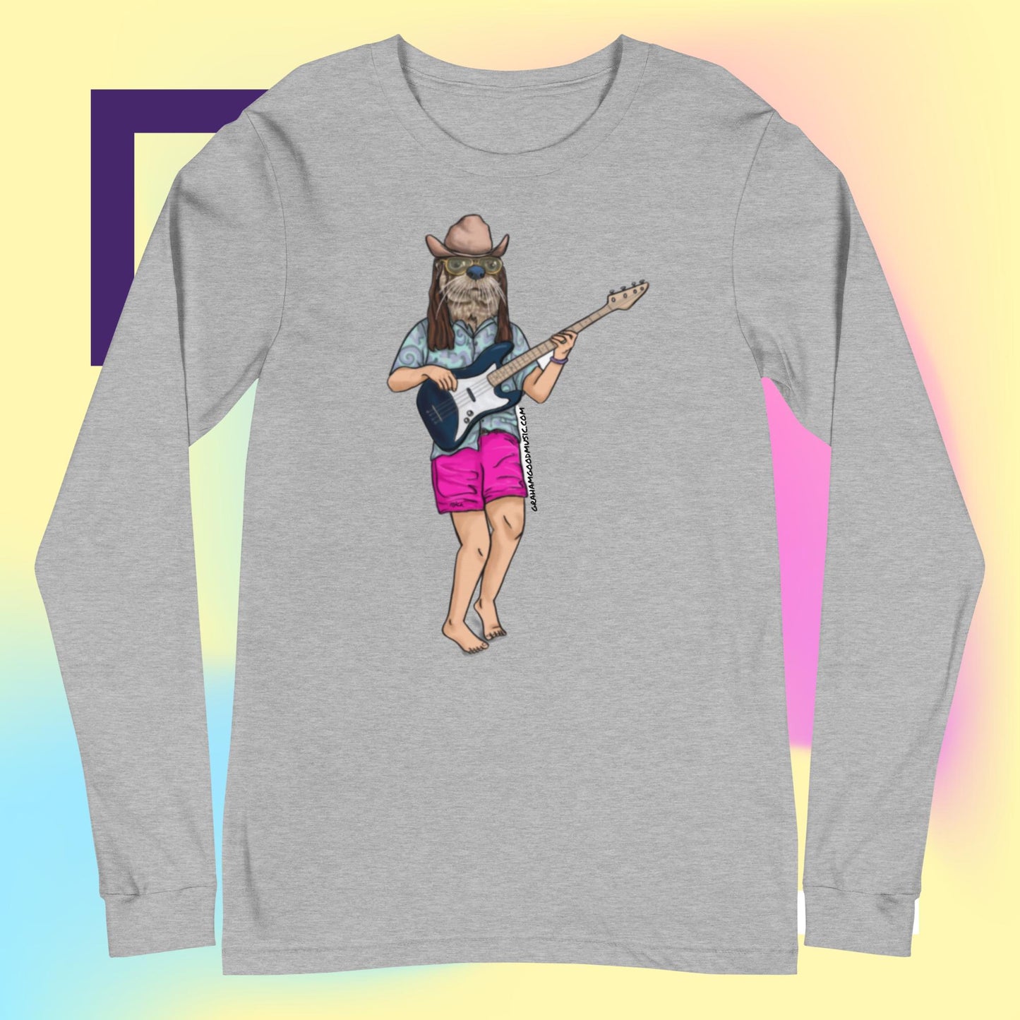 CAMERON COLLUMS OTTER BASS Unisex Long Sleeve Tee