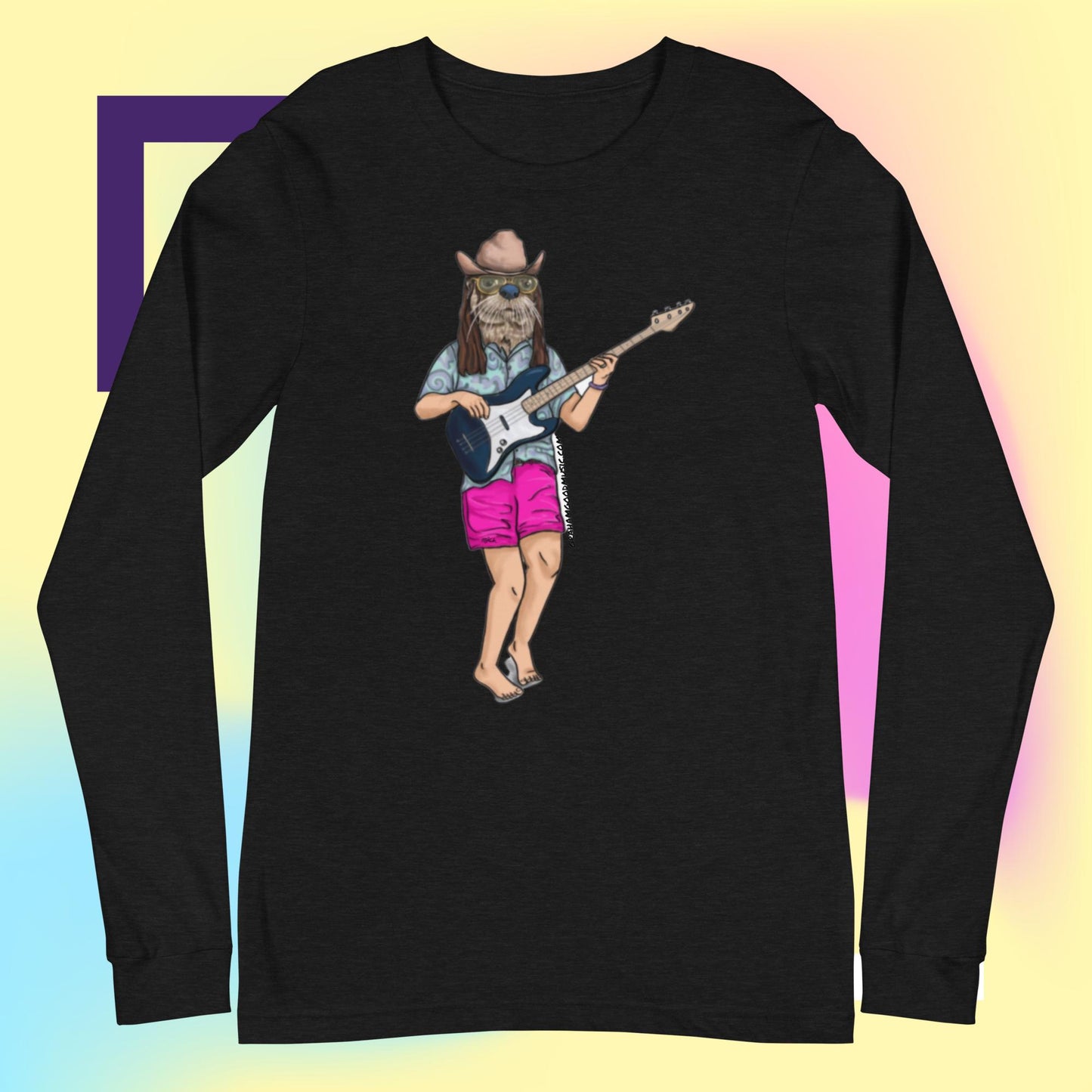 CAMERON COLLUMS OTTER BASS Unisex Long Sleeve Tee
