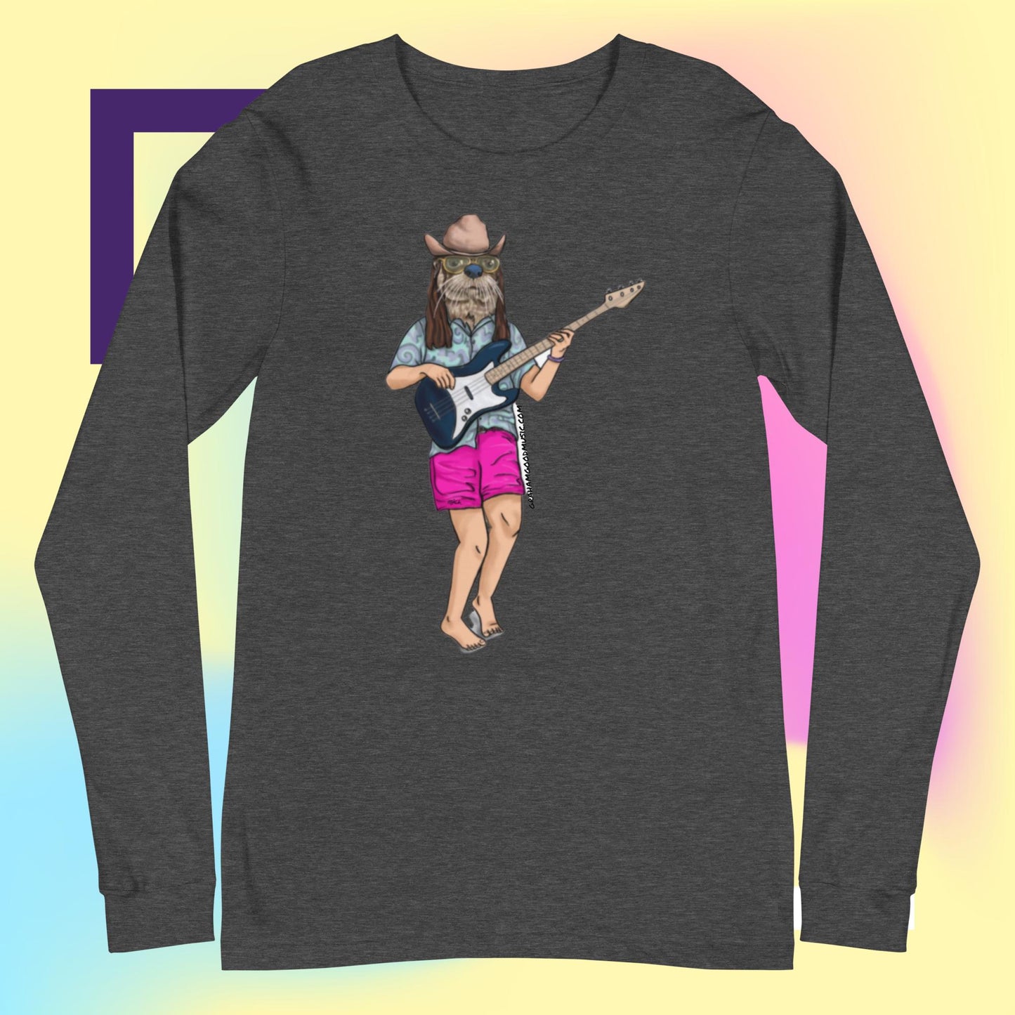CAMERON COLLUMS OTTER BASS Unisex Long Sleeve Tee