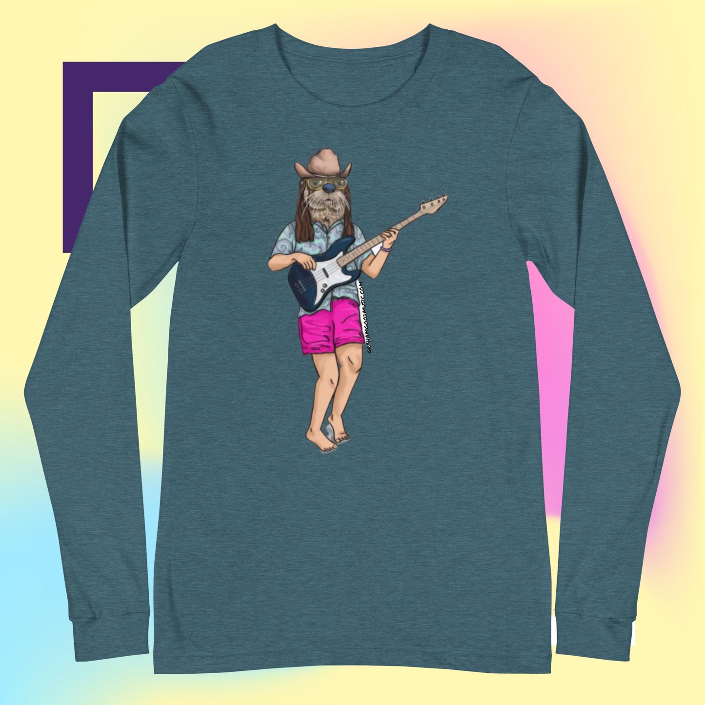 CAMERON COLLUMS OTTER BASS Unisex Long Sleeve Tee